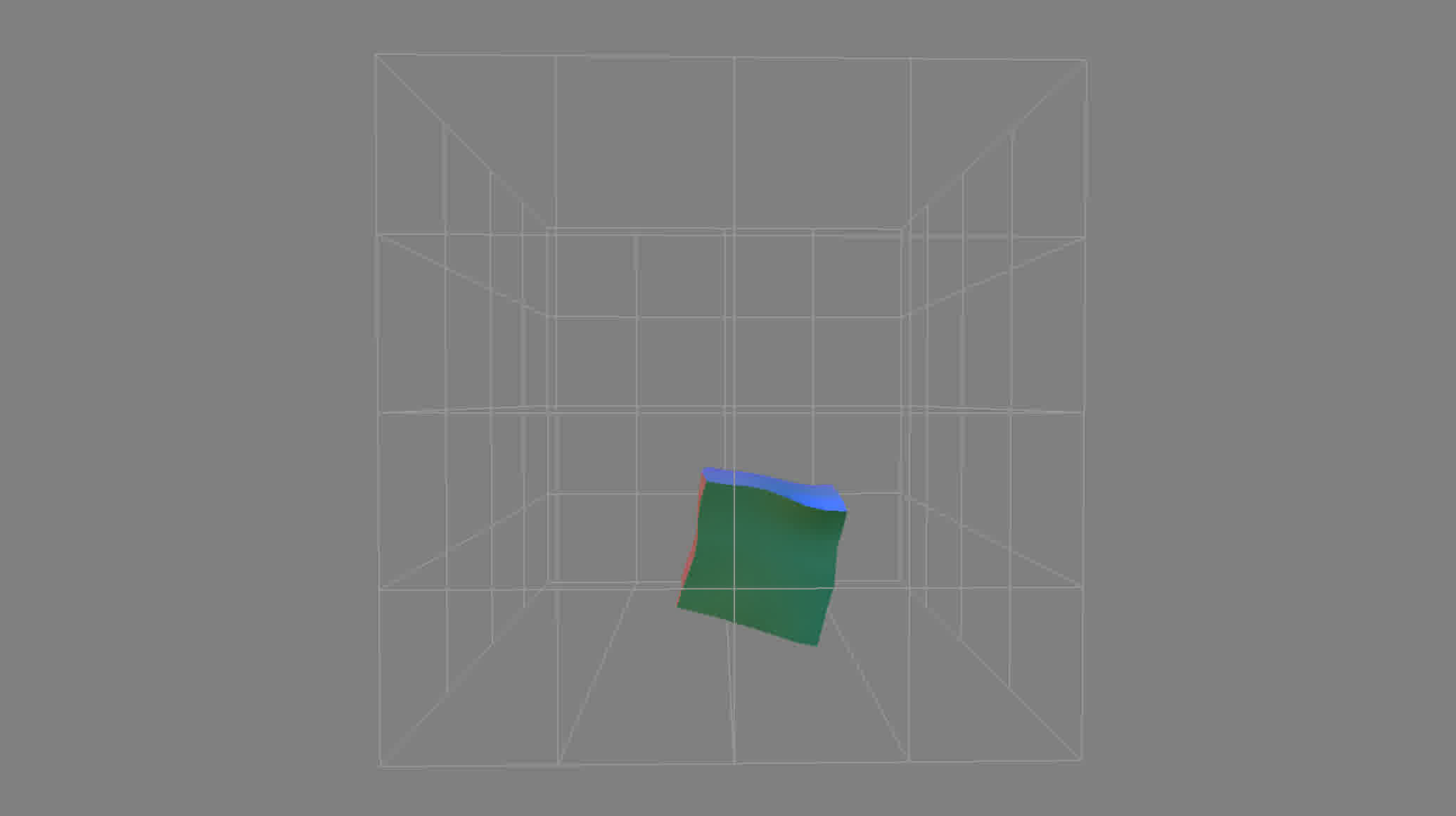 Jello cube simulation