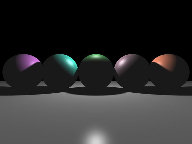Ray traced render