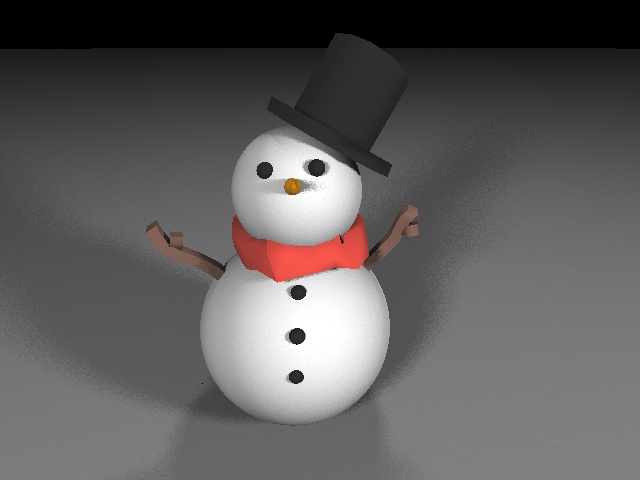 Ray traced render